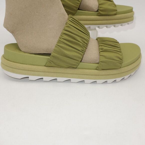 NEW Sorel Roaming Two Strap Slide Sandals Women’s Size 9.5 Olive Green - Picture 5 of 10